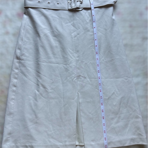 Banana Republic Beige Belted Midi Skirt - Picture 5 of 7